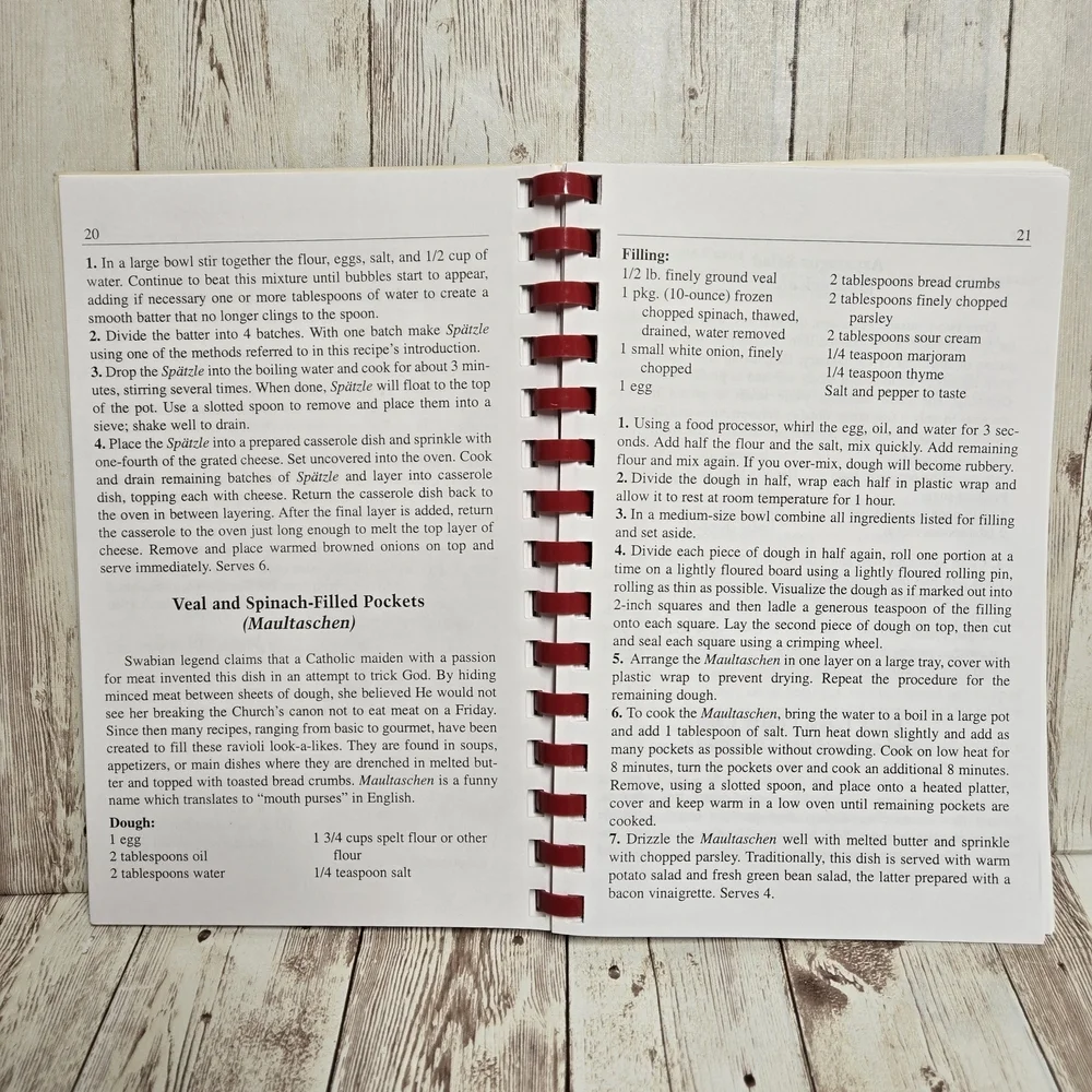 Germany's Regional Recipes/Cookbook Foods Festivals Folklore Helga Hughes Spiral